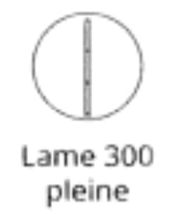 lames 300 pleines