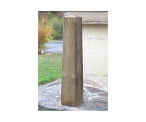 BPS100 borne en bois pyramidale a sceller webp