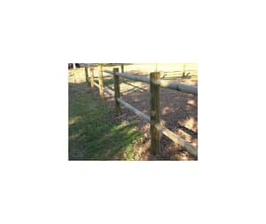 CL1040 CL1042 cloture en bois 2 lisses a emboiter webp