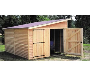 GA3011 GA3012 GA 3013 garage en bois 1 pan webp