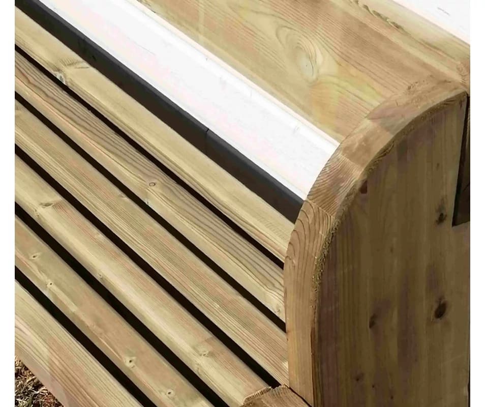 BALU banc en bois avec dossier lucette webp
